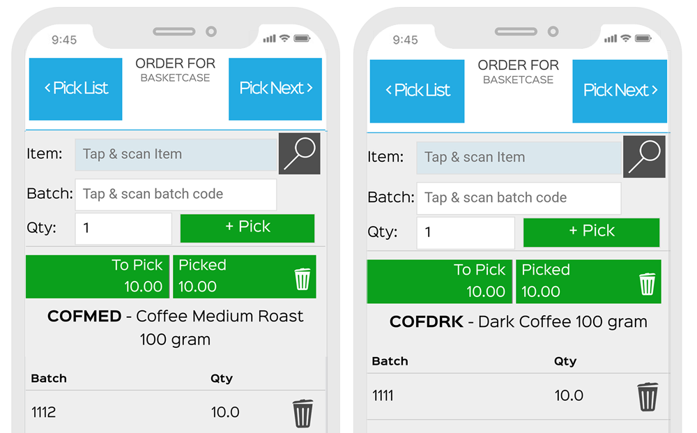 Print packing slips directly from the EZEMobile app