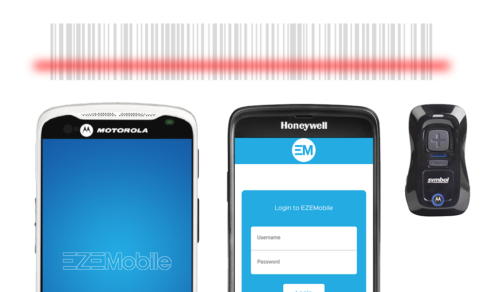 scan barcodes using smart phones with built in barcode scanners