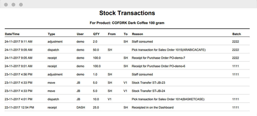  create purchase orders in the EZEMobile app by barcode scanning products