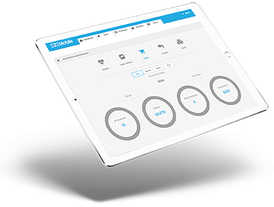 Key Feature Dashboard Icon for cloud inventory management software-EZEMobile New Zealand
